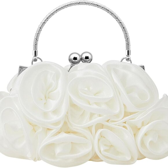 Versatile Floral Clutch Purse with Detachable Strap for Effortless Style - Picture 1 of 6